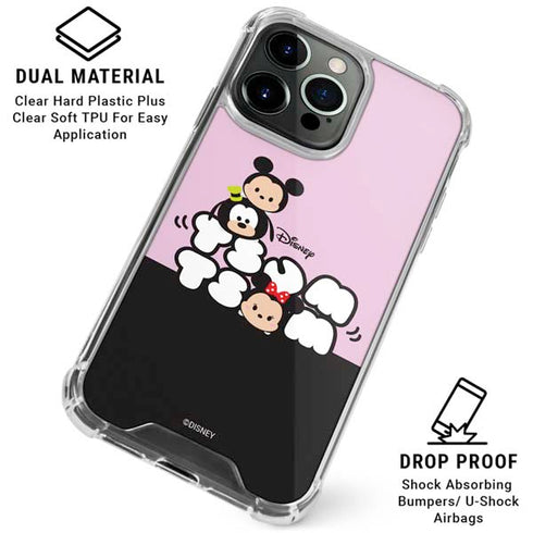 Disney Tsum Tsum Goofy Mickey and Minnie iPhone 16 Pro Clear Case